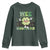 Funny St Patrick's Day Wee Little Hooligan Youth Sweatshirt Retro Groovy Clover