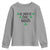 Funny Irish Heritage Youth Sweatshirt A Wee Bit Irish St Patrick's Day Shamrock