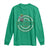 Funny Irish Prone To Shenanigans And Malarkey St Patrick's Day Long Sleeve Shirt Skeleton Beer Drinking
