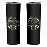 Funny Irish Prone To Shenanigans And Malarkey St Patrick's Day Skinny Tumbler Skeleton Beer Drinking - Wonder Print Shop
