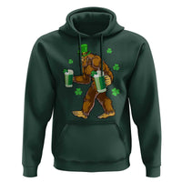 Funny Bigfoot St Patrick's Day Irish Beer Drinking Hoodie