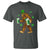 Funny Bigfoot St Patrick's Day Irish Beer Drinking T Shirt