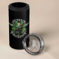 Funny Irish Viking 4 in 1 Can Cooler Tumbler Vintage Shamrock Celtic Viking Skull