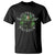 Funny Irish Viking T Shirt Vintage Shamrock Celtic Viking Skull