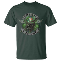 Funny Irish Viking T Shirt Vintage Shamrock Celtic Viking Skull