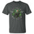 Funny Irish Viking T Shirt Vintage Shamrock Celtic Viking Skull