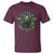 Funny Irish Viking T Shirt Vintage Shamrock Celtic Viking Skull