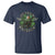 Funny Irish Viking T Shirt Vintage Shamrock Celtic Viking Skull