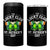 Funny St Patrick's Day Irish Beer Drinking 4 in 1 Can Cooler Tumbler The Lucky Beer Club Ireland Flag - Wonder Print Shop
