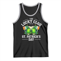 Funny St Patrick's Day Irish Beer Drinking Tank Top The Lucky Beer Club Ireland Flag
