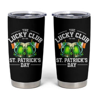 Funny St Patrick's Day Irish Beer Drinking Tumbler Cup The Lucky Beer Club Ireland Flag - Wonder Print Shop