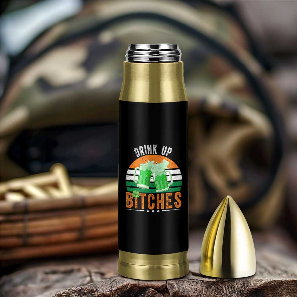 Funny St Patrick's Day Irish Beer Drinking Bullet Tumbler Drink Up Bitches Beer Mug - Wonder Print Shop