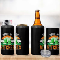 Funny St Patrick's Day Irish Beer Drinking 4 in 1 Can Cooler Tumbler Drink Up Bitches Beer Mug - Wonder Print Shop