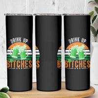 Funny St Patrick's Day Irish Beer Drinking Skinny Tumbler Drink Up Bitches Beer Mug - Wonder Print Shop