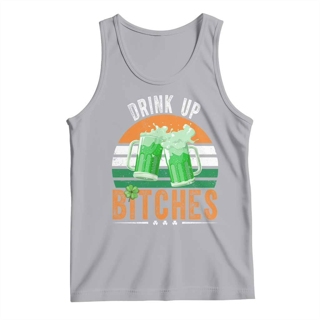 Funny St Patrick's Day Irish Beer Drinking Tank Top Drink Up Bitches Beer Mug