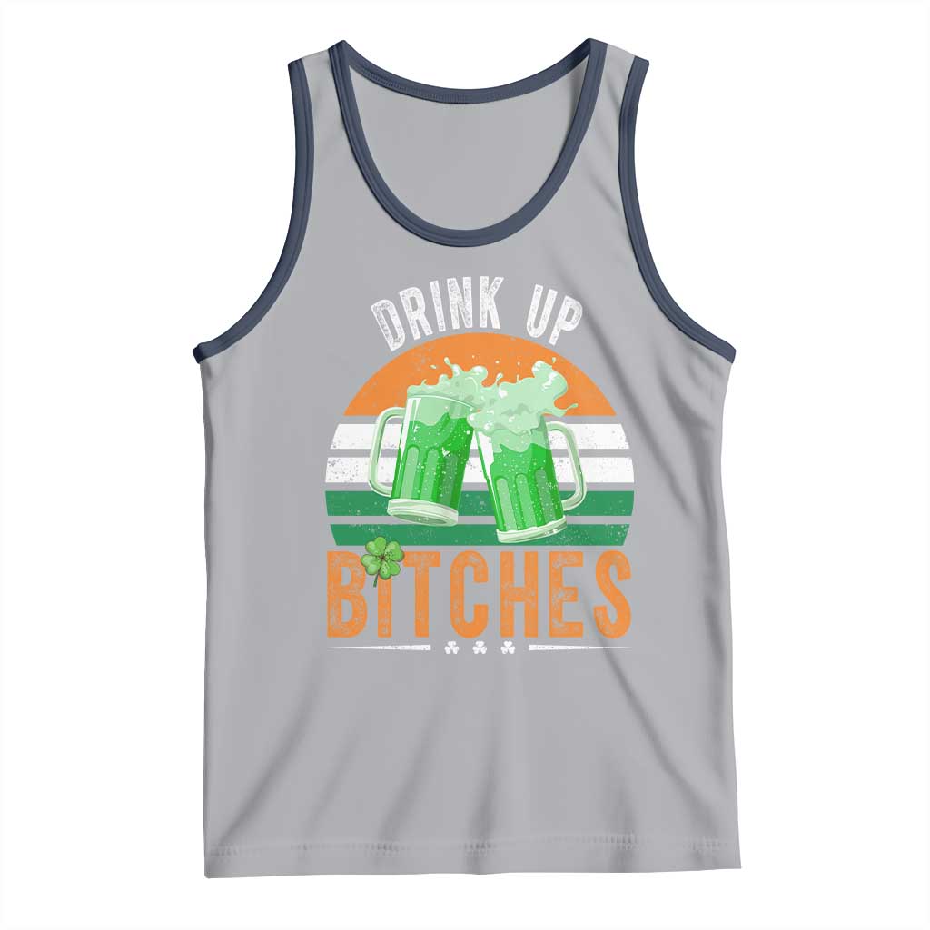 Funny St Patrick's Day Irish Beer Drinking Tank Top Drink Up Bitches Beer Mug