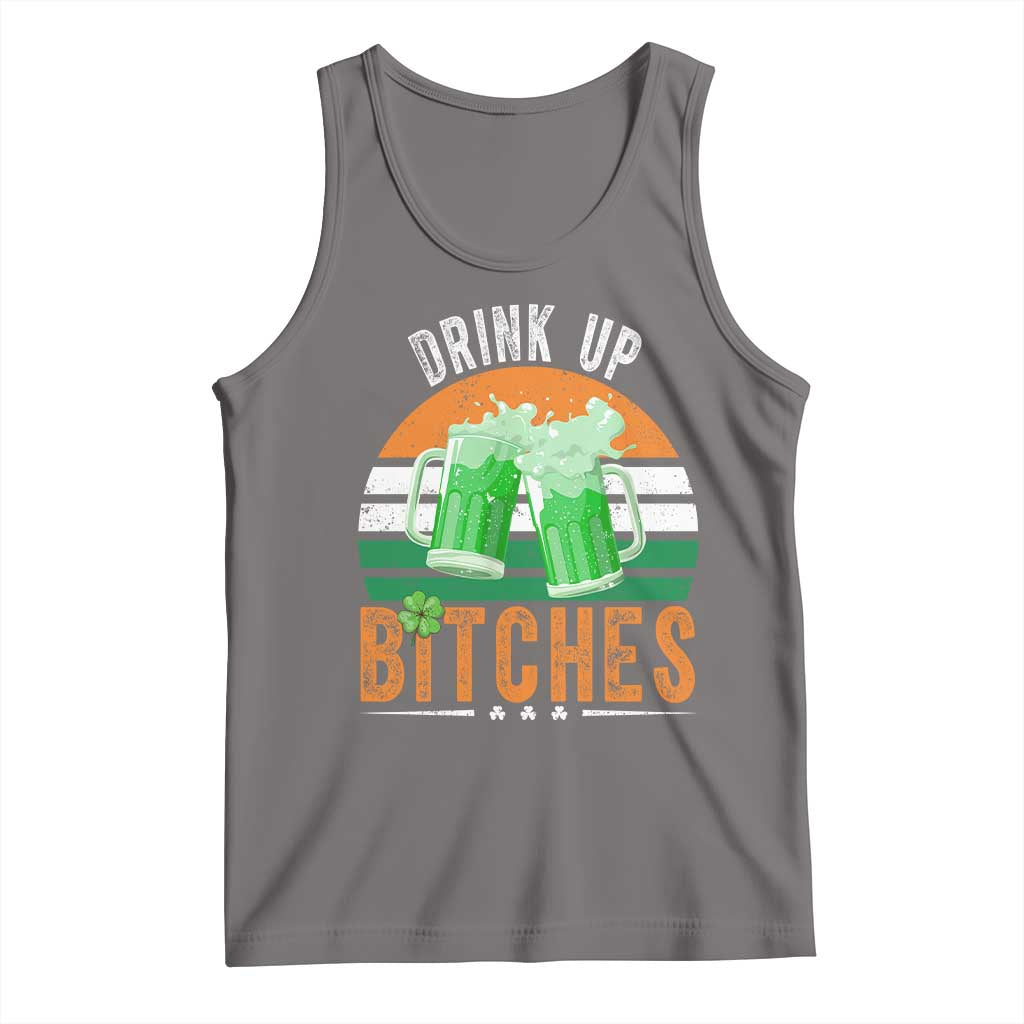 Funny St Patrick's Day Irish Beer Drinking Tank Top Drink Up Bitches Beer Mug