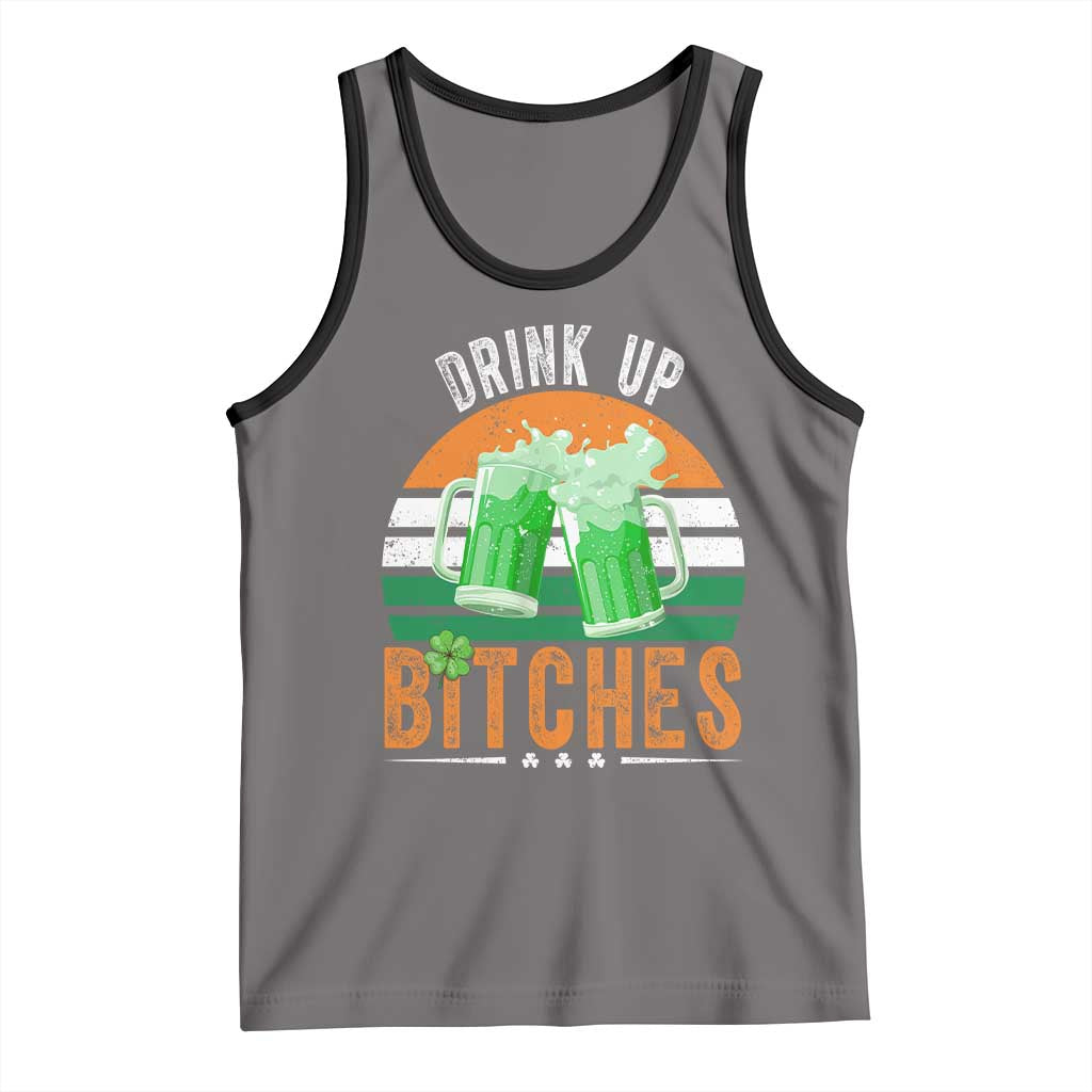 Funny St Patrick's Day Irish Beer Drinking Tank Top Drink Up Bitches Beer Mug