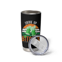 Funny St Patrick's Day Irish Beer Drinking Tumbler Cup Drink Up Bitches Beer Mug - Wonder Print Shop