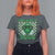 Funny One Lucky Dude St Patrick's Day T Shirt For Women Checkerboard Shamrock