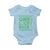 Funny One Lucky Dude Baby Onesie St Patrick's Day Clover Horseshoe
