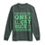 Funny One Lucky Dude Long Sleeve Shirt St Patrick's Day Clover Horseshoe