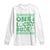 Funny One Lucky Dude Long Sleeve Shirt St Patrick's Day Clover Horseshoe