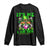 Funny It's Me I Am The Shenanigans Long Sleeve Shirt St Patrick's Day Racoon Shamrock