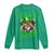 Funny It's Me I Am The Shenanigans Long Sleeve Shirt St Patrick's Day Racoon Shamrock