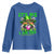 Funny It's Me I Am The Shenanigans Youth Sweatshirt St Patrick's Day Racoon Shamrock