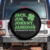 Funny St Patricks Day Irish Fathers Jack Jim Johnny Jameson Spare Tire Cover