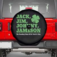 Funny St Patricks Day Irish Fathers Jack Jim Johnny Jameson Spare Tire Cover