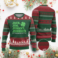 Funny St Patricks Day Irish Fathers Jack Jim Johnny Jameson Ugly Christmas Sweater