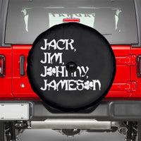 Jack Jim Johnny Jameson St Patricks Day Whiskey Shamrock Spare Tire Cover