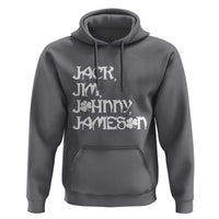 Jack Jim Johnny Jameson St Patricks Day Whiskey Shamrock Hoodie