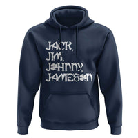 Jack Jim Johnny Jameson St Patricks Day Whiskey Shamrock Hoodie