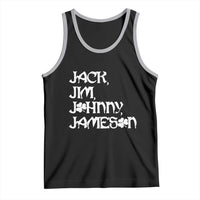 Jack Jim Johnny Jameson St Patricks Day Whiskey Shamrock Tank Top