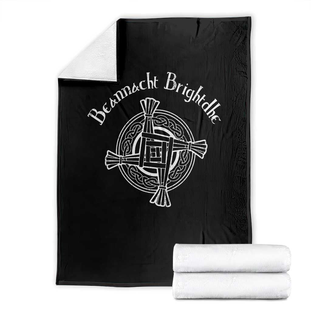 St Brigids Day Throw Blanket Beannacht Brighdhe Gaelic Irish Imbolc