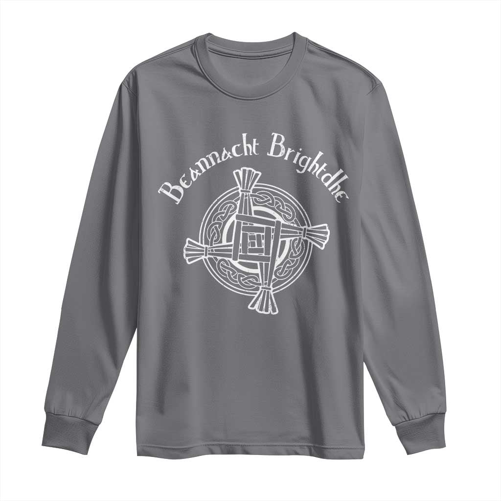 St Brigids Day Long Sleeve Shirt Beannacht Brighdhe Gaelic Irish Imbolc