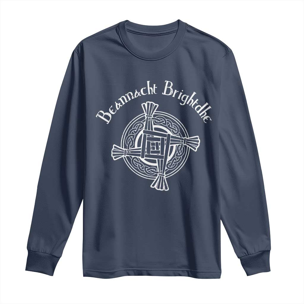 St Brigids Day Long Sleeve Shirt Beannacht Brighdhe Gaelic Irish Imbolc