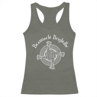 St Brigids Day Racerback Tank Top Beannacht Brighdhe Gaelic Irish Imbolc