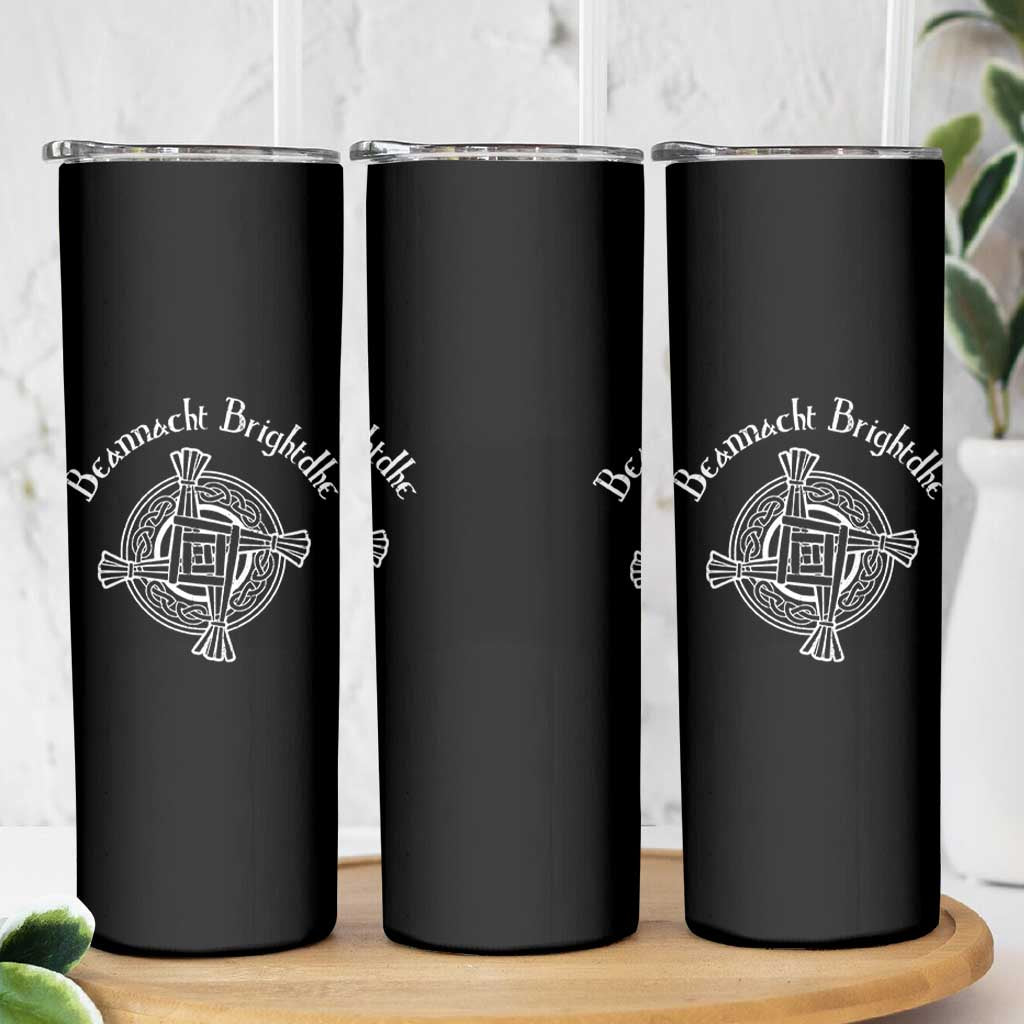 St Brigids Day Skinny Tumbler Beannacht Brighdhe Gaelic Irish Imbolc