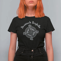 St Brigids Day T Shirt For Women Beannacht Brighdhe Gaelic Irish Imbolc