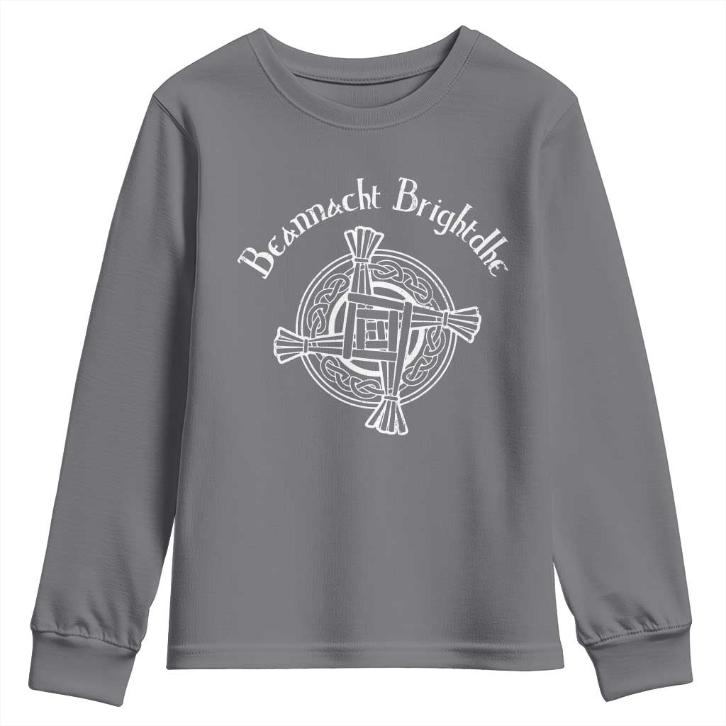 St Brigids Day Youth Sweatshirt Beannacht Brighdhe Gaelic Irish Imbolc