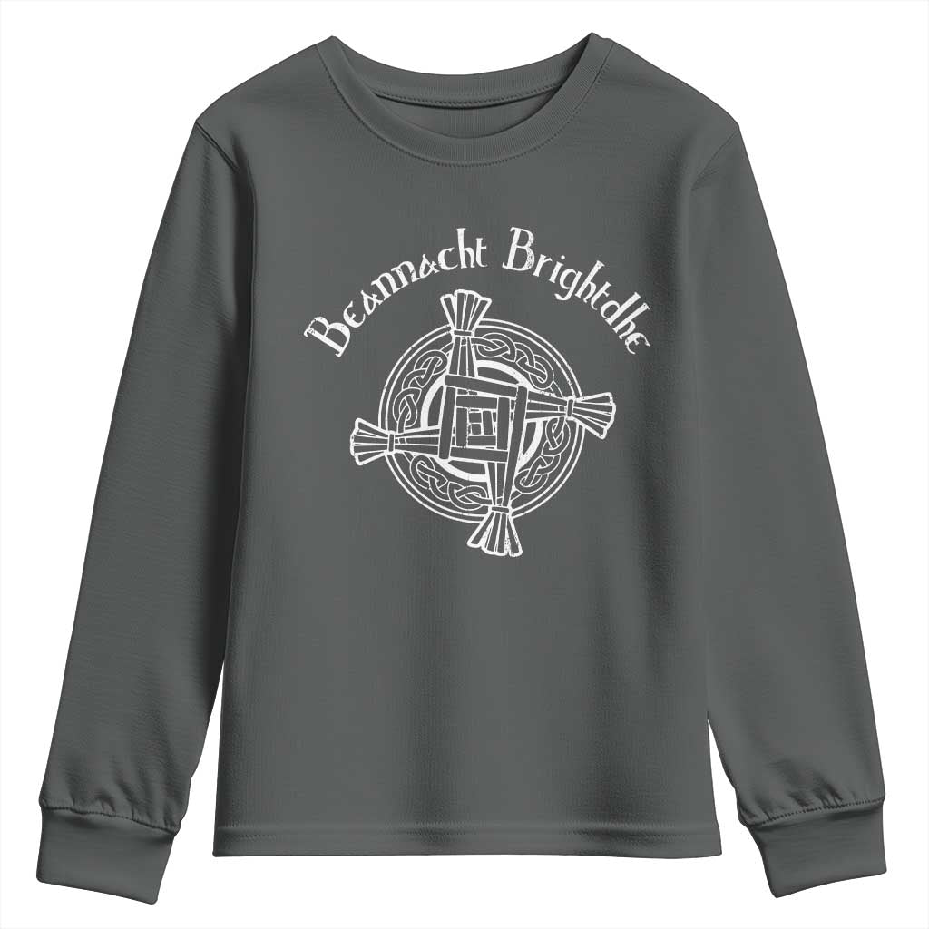 St Brigids Day Youth Sweatshirt Beannacht Brighdhe Gaelic Irish Imbolc