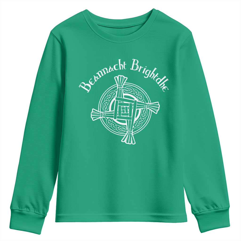 St Brigids Day Youth Sweatshirt Beannacht Brighdhe Gaelic Irish Imbolc