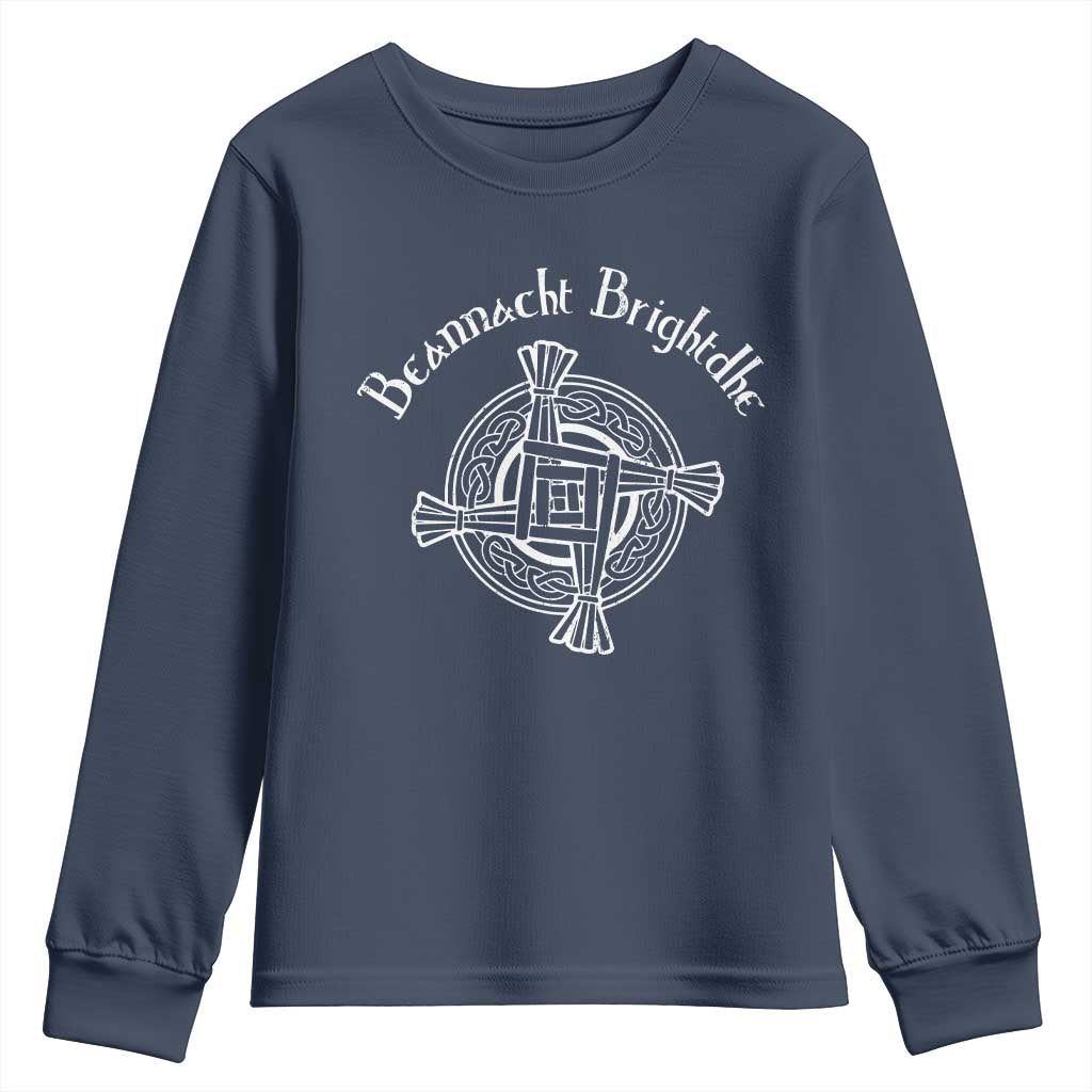 St Brigids Day Youth Sweatshirt Beannacht Brighdhe Gaelic Irish Imbolc