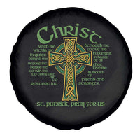 Christ St Patrick Pray For Us Christian Catholic Religious Celtic Cross Spare Tire Cover