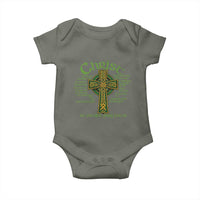 Christ St Patrick Pray For Us Christian Catholic Religious Celtic Cross Baby Onesie