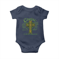 Christ St Patrick Pray For Us Christian Catholic Religious Celtic Cross Baby Onesie